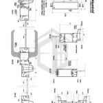 Herrajes para puerta de aluminio ALFA 60
